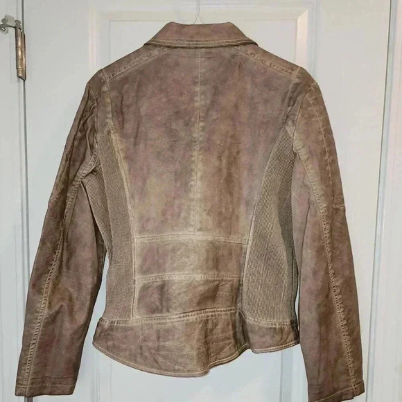 Odyn Faux Leather (pleather) Motorcycle Jacket - L - Picture 2 of 7